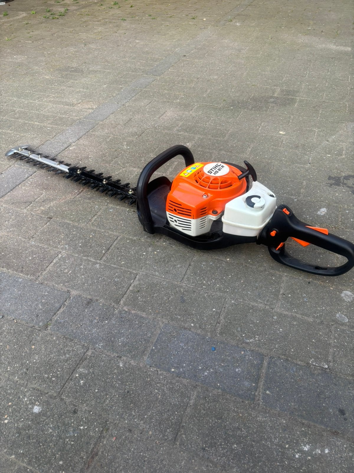 STIHL HS 81 R Heg schaar, Tuin en Terras, Heggenscharen, Ophalen, Zo goed als nieuw, Benzine