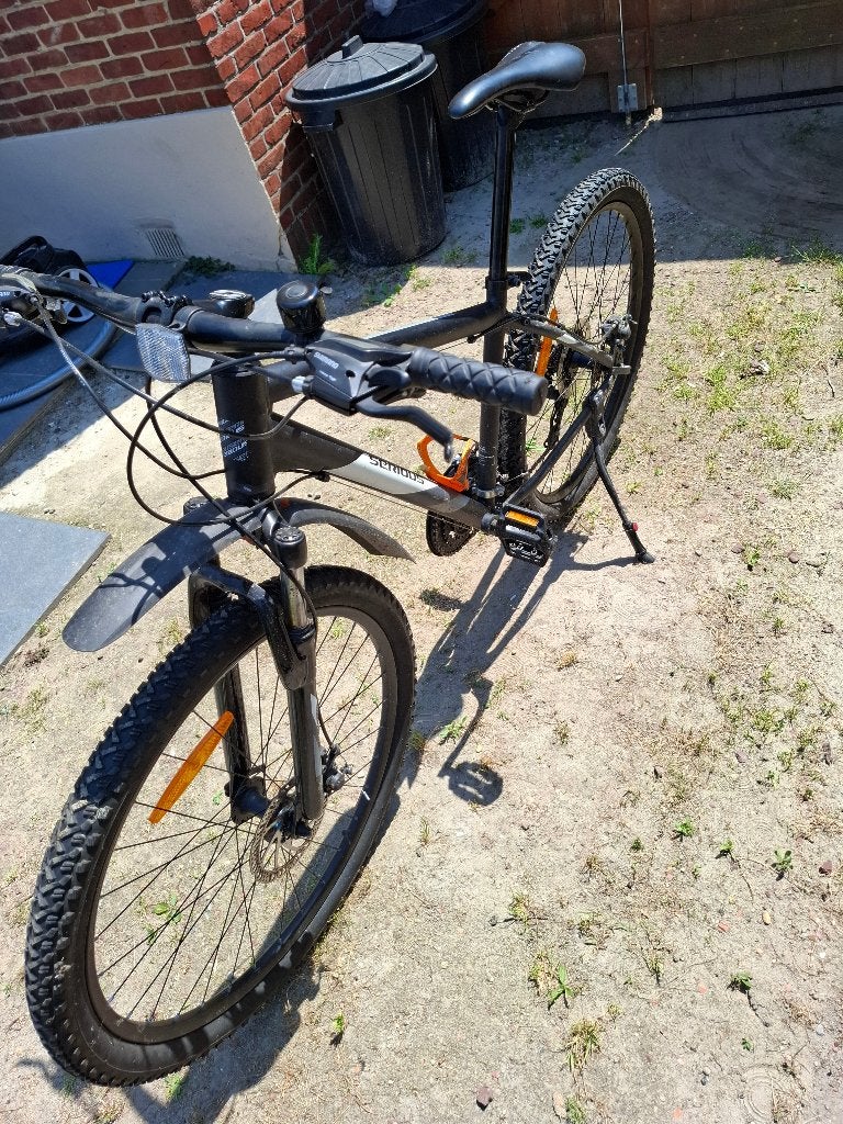 MTB zwart zo goed als nieuw, Autres marques, 45 à 49 cm, Comme neuf, Enlèvement