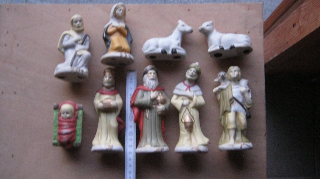kerstdecoratie - kerstfiguren, Ophalen of Verzenden, Gebruikt