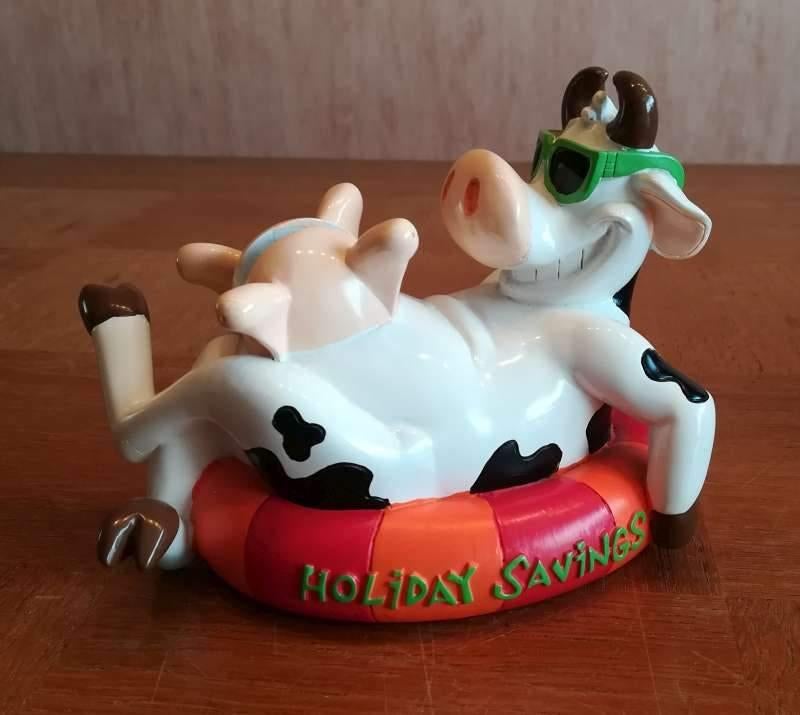 Spaarpot koe 'Holiday Savings', Ophalen of Verzenden, Zo goed als nieuw, Dier