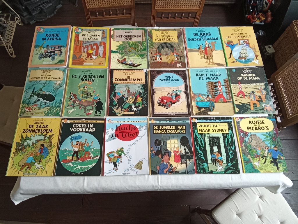 Kuifje strips 20 verschillende verhalen van Kuifje igst., Boeken, Stripverhalen, Meerdere stripboeken, Ophalen of Verzenden, Gelezen