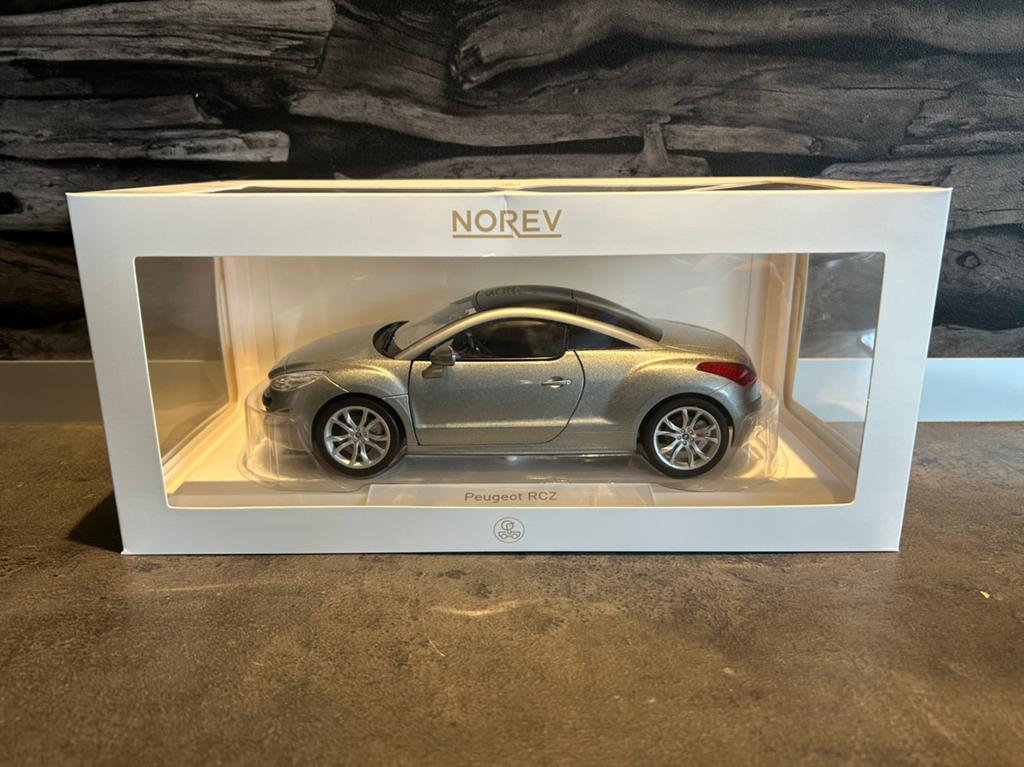 1:18 Norev Peugeot RCZ 2010 Mercury Grey, Verzenden, Nieuw, Auto, Norev