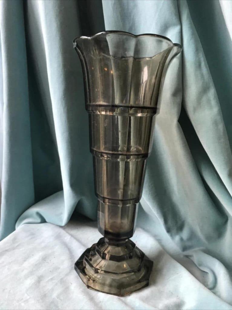 VASE ART DECO 1930 "VAL SAINT LAMBERT" bien lire, Enlèvement