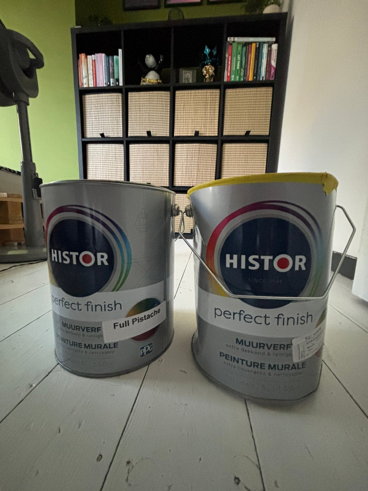 HISTOR muurverf (Full Pistache) 7-8 Liter, Ophalen, Overige kleuren, 5 tot 10 liter, Verf