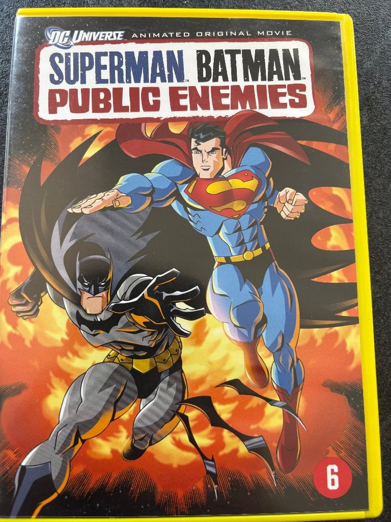 Superman & Batman: Public Enemies DVD, Animatie, Ophalen of Verzenden, Zo goed als nieuw, Vanaf 6 jaar