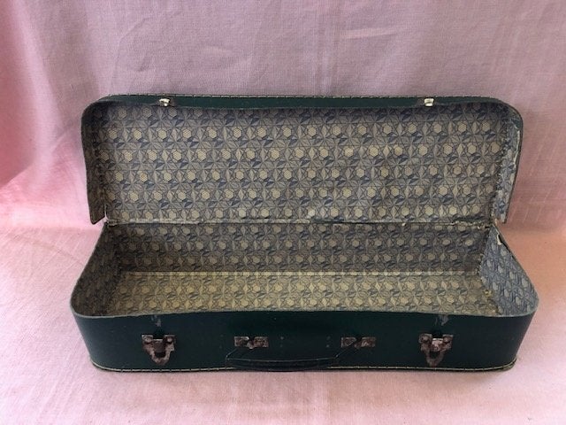 Groene vintage breinaaldenhouder., Ophalen of Verzenden