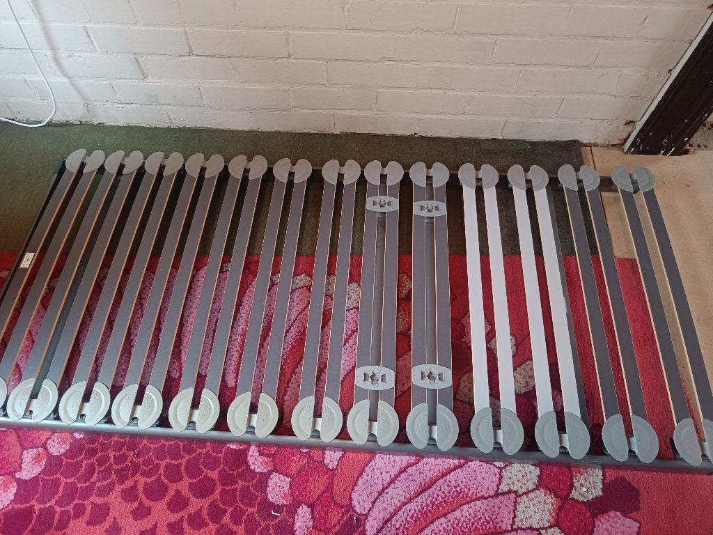 2 Ergosleep (Sleeplife) lattenbodems inclusief poten, Comme neuf, Enlèvement, Sommier, 180 cm