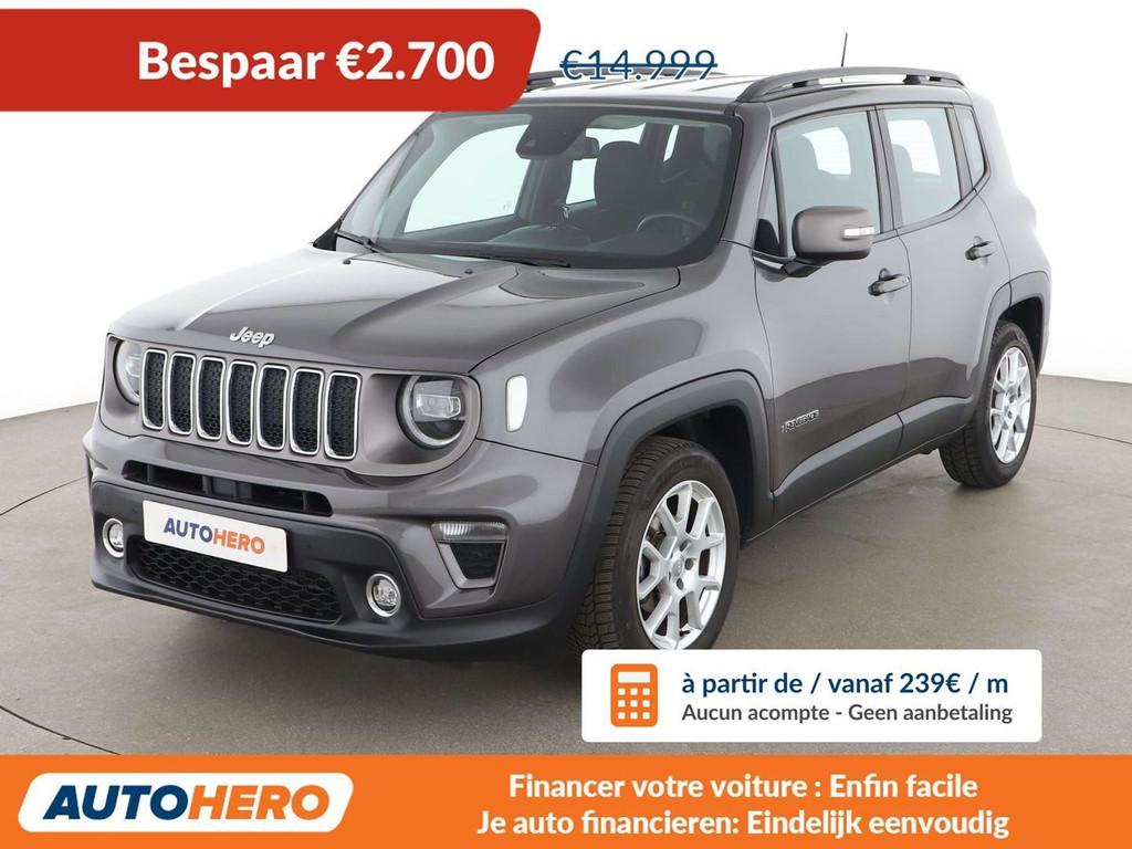 Jeep Renegade 1.0 TGDi Limited 4x2 (bj 2019), Auto's, Jeep, Voorwielaandrijving, Stof, Gebruikt, https://public.car-pass.be/vhr/247a5e64-c27e-4b8b-a5f0-3f31cd78301f