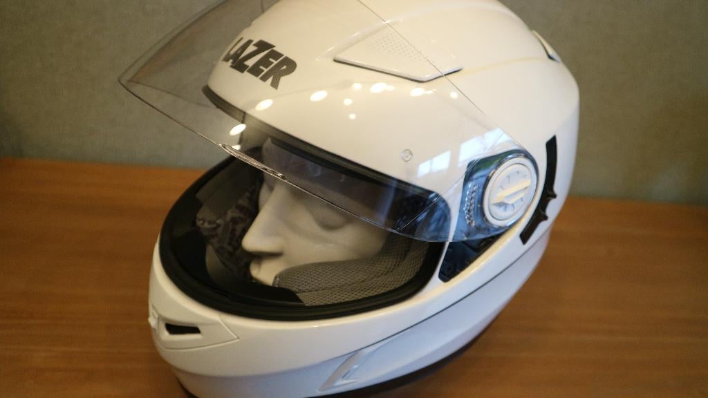 LAZER-HELM IN PERFECTE STAAT!!!, Motoren, Lazer, M, Dames, Ophalen of Verzenden