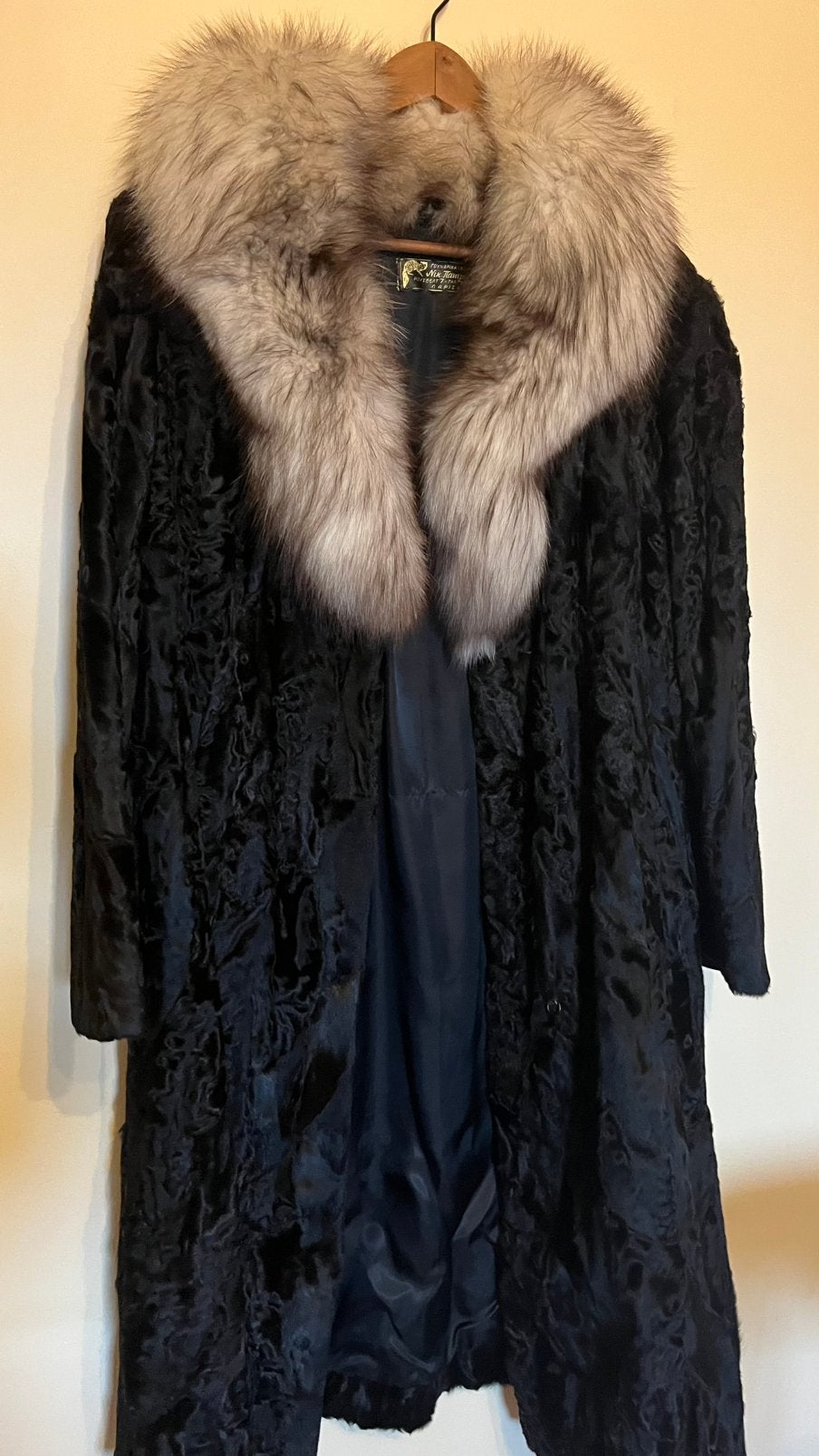 Manteau en fourrure vintage luxueux Astrakhan, Vêtements | Femmes, Vestes | Hiver, Enlèvement ou Envoi, Comme neuf