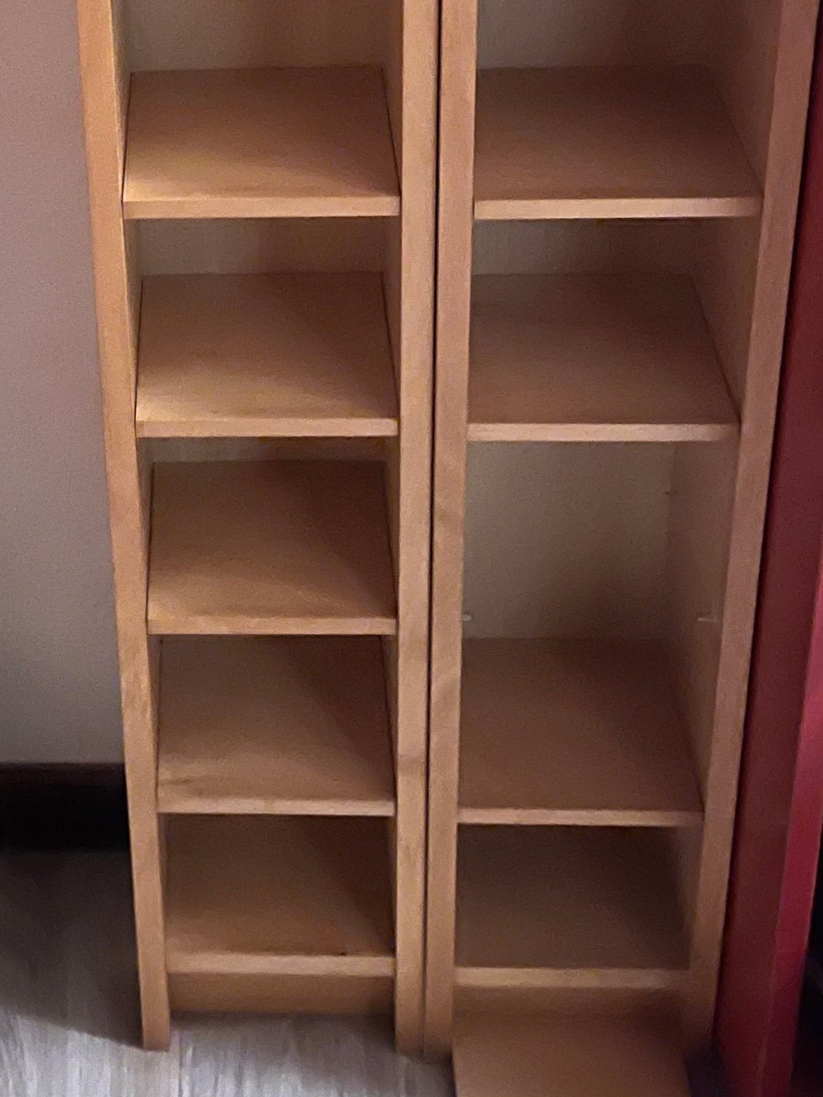 2x cd rek. Ikea - beuk, Huis en Inrichting, Ophalen, Zo goed als nieuw