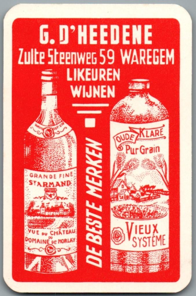 speelkaart - LK14556 - D'Heedene, Verzenden, Zo goed als nieuw, Speelkaart(en)
