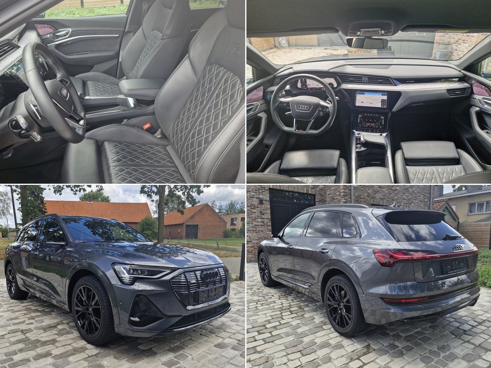 Audi e-tron 55, Quattro,  S-Line, Black Edition
2x S-Line |, Cuir, Argent ou Gris, Achat, Euro 6