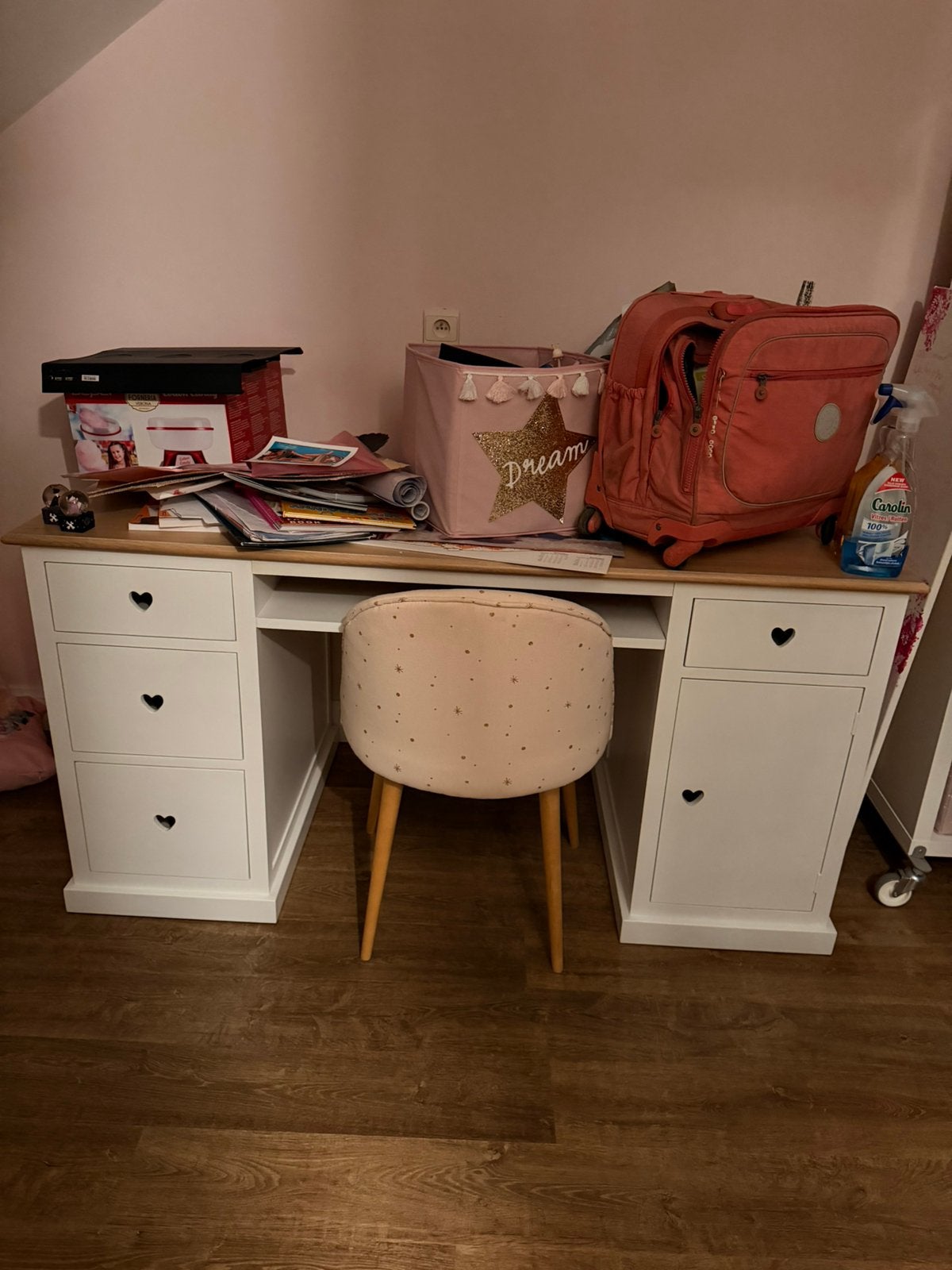 Bureau + chaise, Maison & Meubles, Enlèvement, Comme neuf, Bois