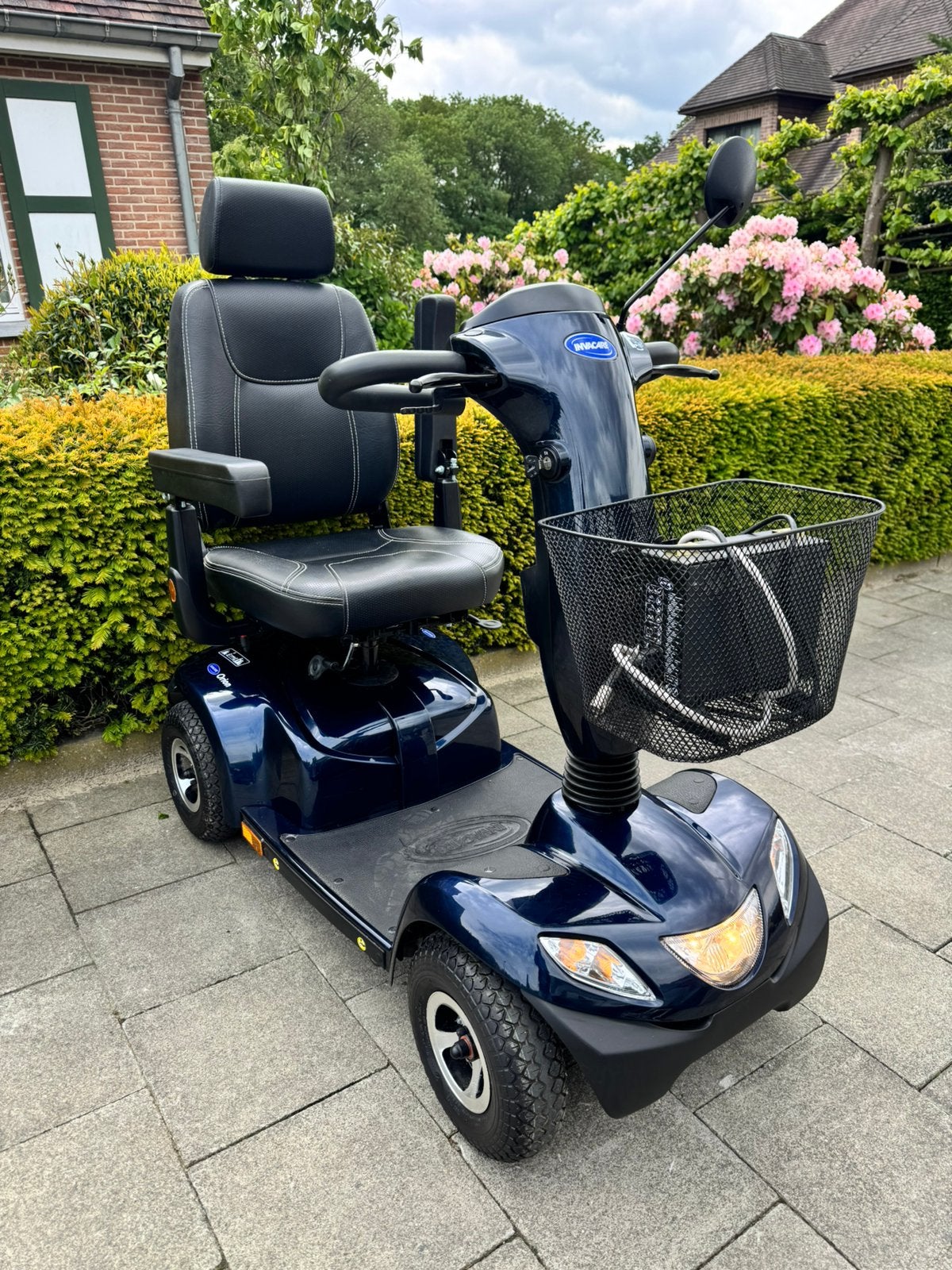 Voiturette électrique Invacare Orion Scootmobiel comme neuve, Enlèvement ou Envoi, Pliant, Comme neuf, Fauteuil roulant électrique