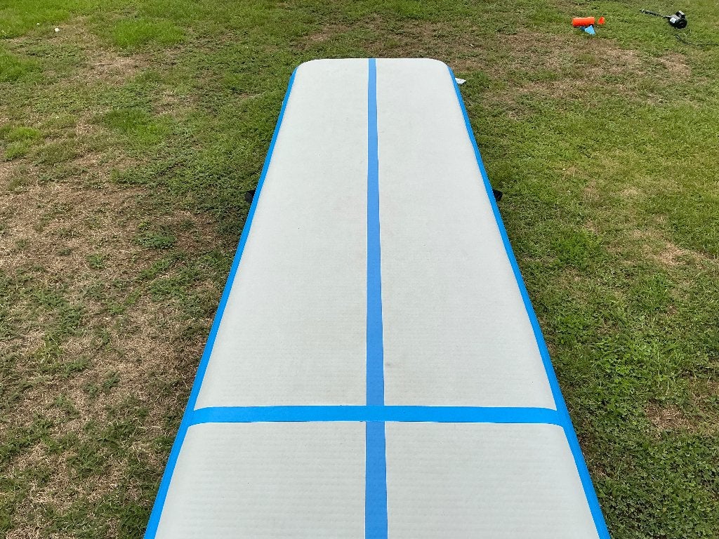 Airtrack, Sport en Fitness, Ophalen, Gebruikt, Blauw, Materiaal