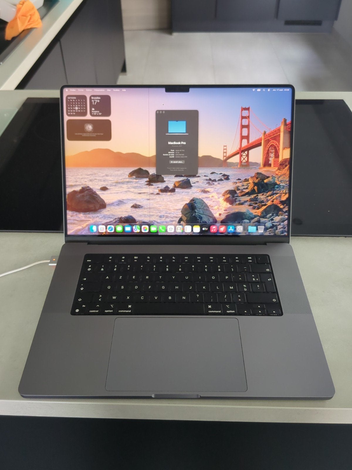 MacBook Pro 16 2021 16GB 512, Informatique & Logiciels, MacBook Pro, Enlèvement ou Envoi, Reconditionné, 512 GB