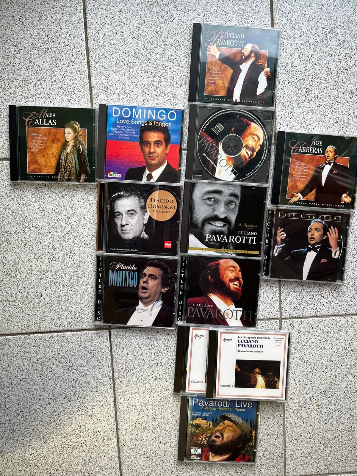 12 CD’s:Callas, Domingo en Pavarotti, CD & DVD, CD | Musique du monde, Enlèvement ou Envoi, Utilisé