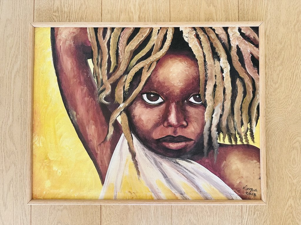 Schilderij, Ophalen of Verzenden, Gesigneerd, Acrylverf, Portret