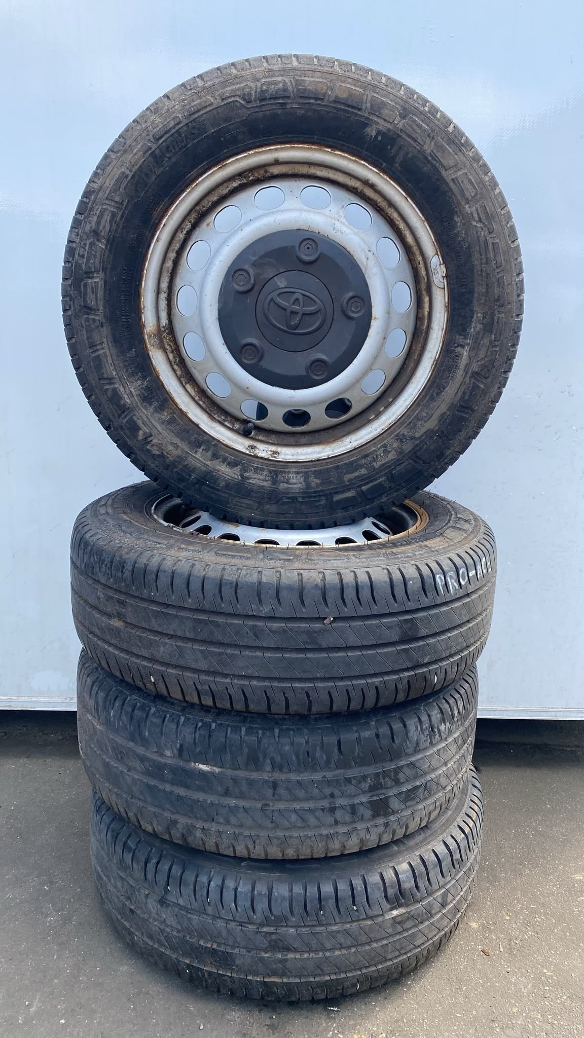 Toyota ProAce Expert Vivaro Jumpy Zomer Banden Set 215-65-16, Auto-onderdelen, Banden en Velgen, Gebruikt, -, -, Banden en Velgen