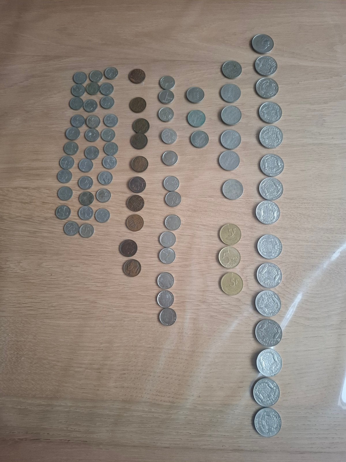 pièces belges du passé, Enlèvement, Monnaie