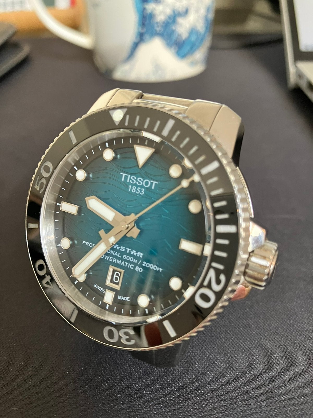 Tissot - Seastar 2000 - automatique, Enlèvement ou Envoi, Comme neuf, Acier, Acier