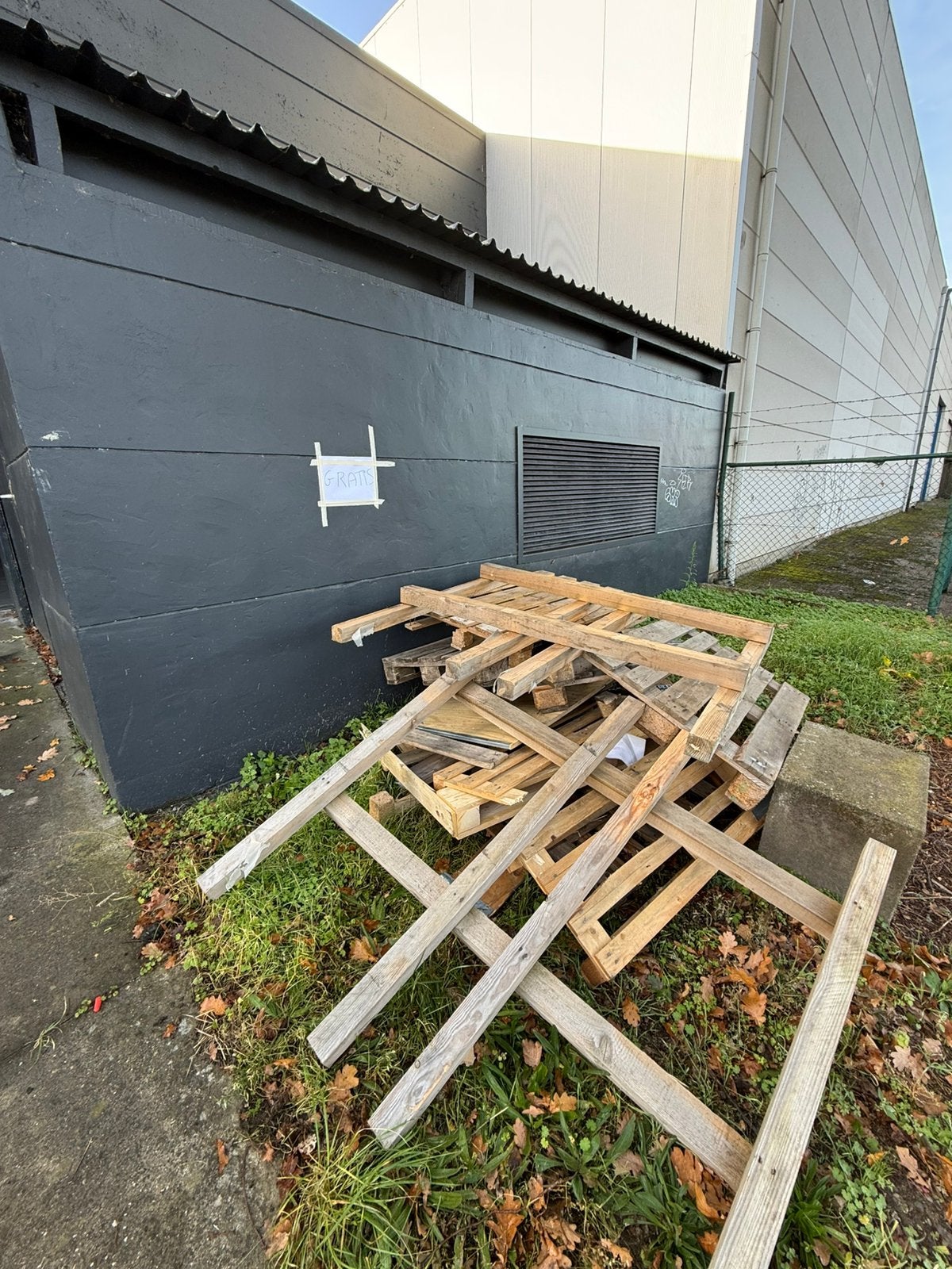 Gratis brandhout Hasselt, Enlèvement