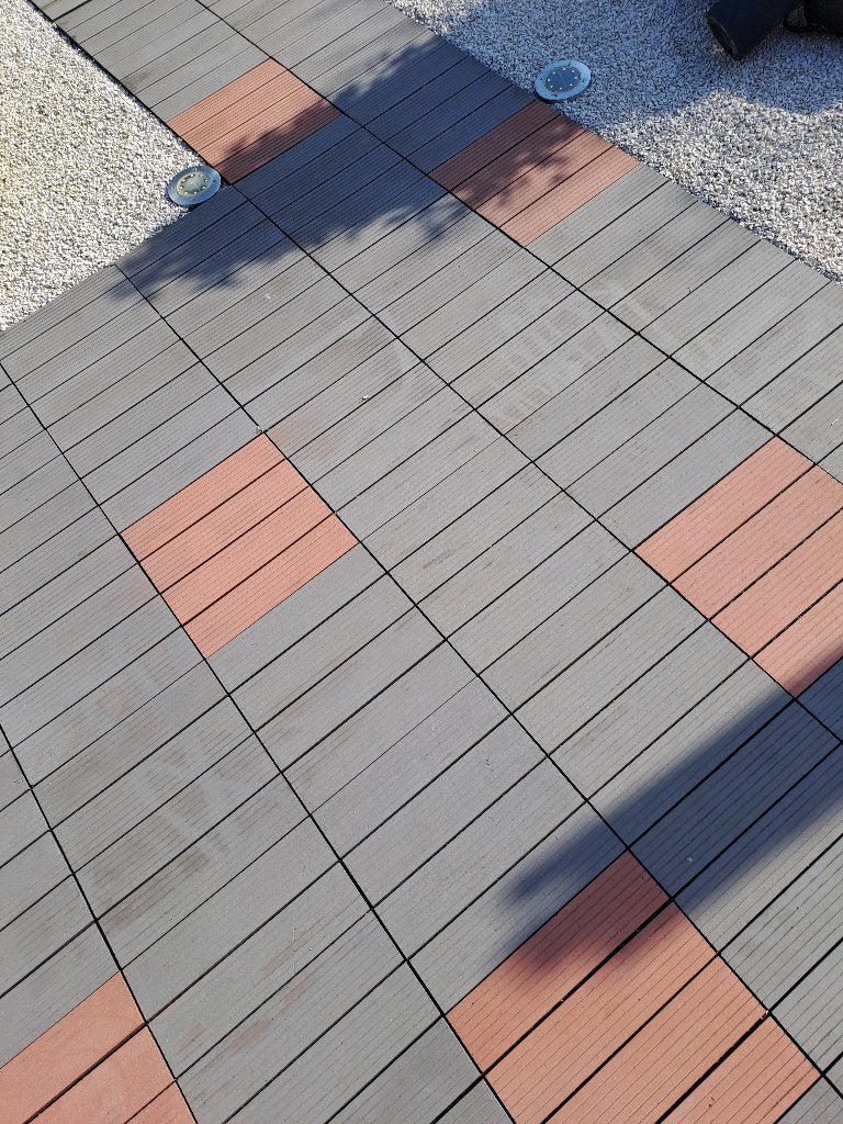 terrastegels, Ophalen, Kunststof, Gebruikt, 10 m² of meer