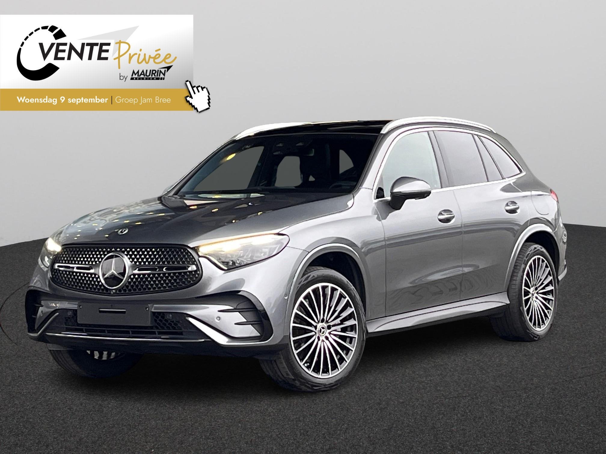 Mercedes-Benz GLC 300 de 4MATIC AMG Line (automatique), Autos, Argent ou Gris, 2395 kg, 5 portes, GLC