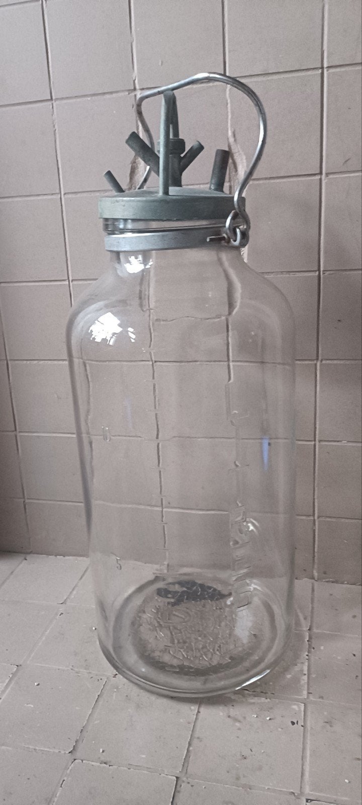 GLAZEN MELKKRUIK., Glas, Ophalen, Gebruikt, Geschikt voor buiten