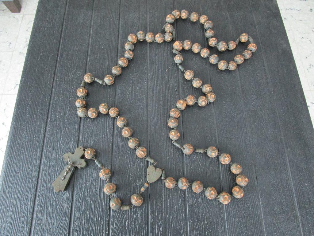 2 x grote rozenkrans / paternoster, Ophalen of Verzenden, Zo goed als nieuw, Overige typen, Christendom | Katholiek