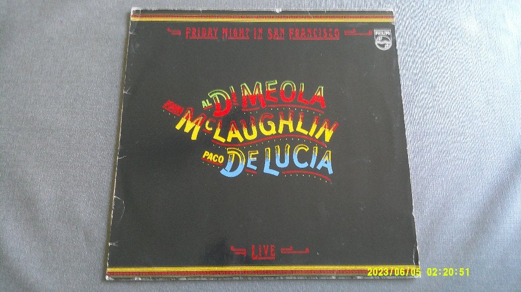 Al Di Meola, John McLaughlin, Paco De Lucia – Live,  (LP), LP, Gebruikt, Overige genres, Ophalen of Verzenden