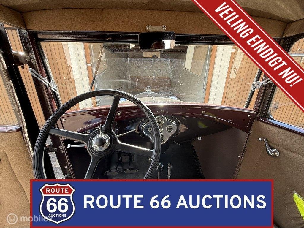 Ford Model A | 1930 | Route 66 Auctions, Auto's, Zwart, Bedrijf, Handgeschakeld, Overige carrosserie