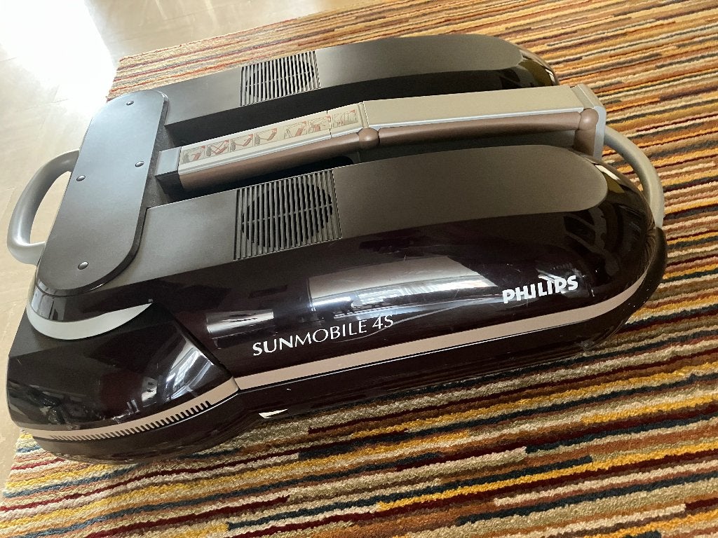 Philips Sunmobile 4S Facialplus thuis solarium, Ophalen, Gebruikt, Zonnebank enkelzijdig