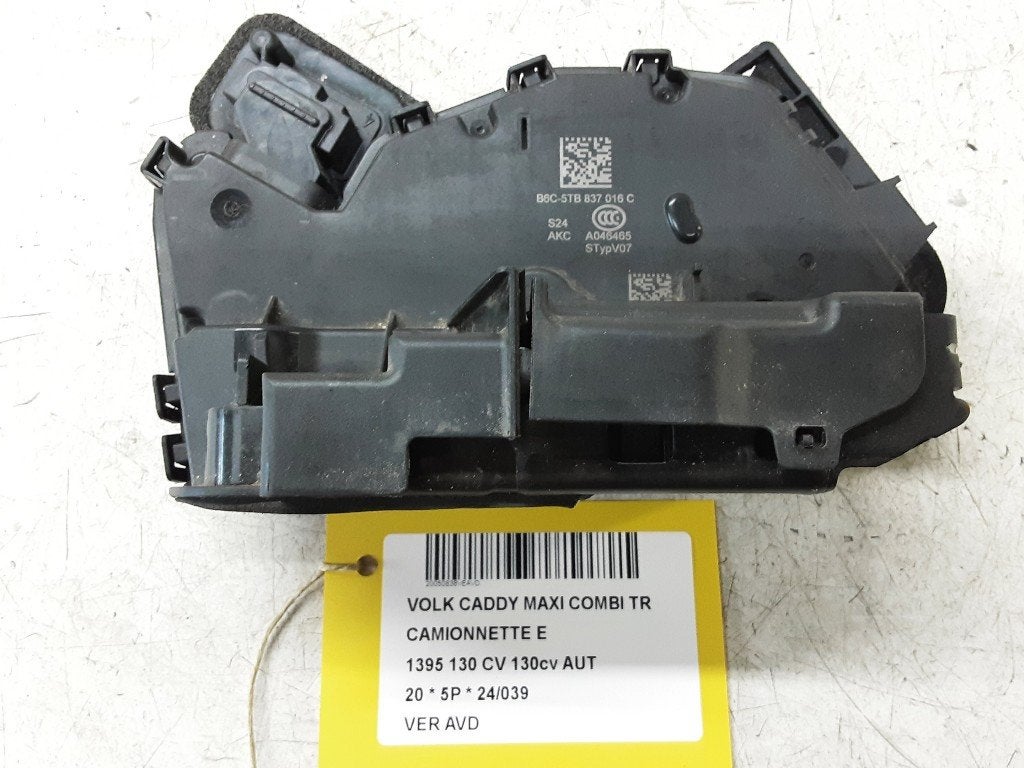 PORTIERSLOT RECHTS VOOR Caddy Combi IV (5TB837016C), Gebruikt, Volkswagen, Volkswagen AG, Kundenbetreuung@volkswagen.de