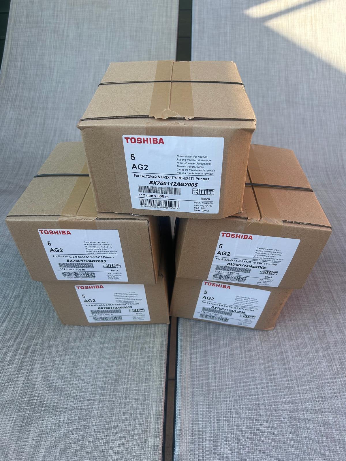 Rubans à transfert thermique Toshiba, Informatique & Logiciels, Étiqueteuses, Enlèvement ou Envoi, Neuf