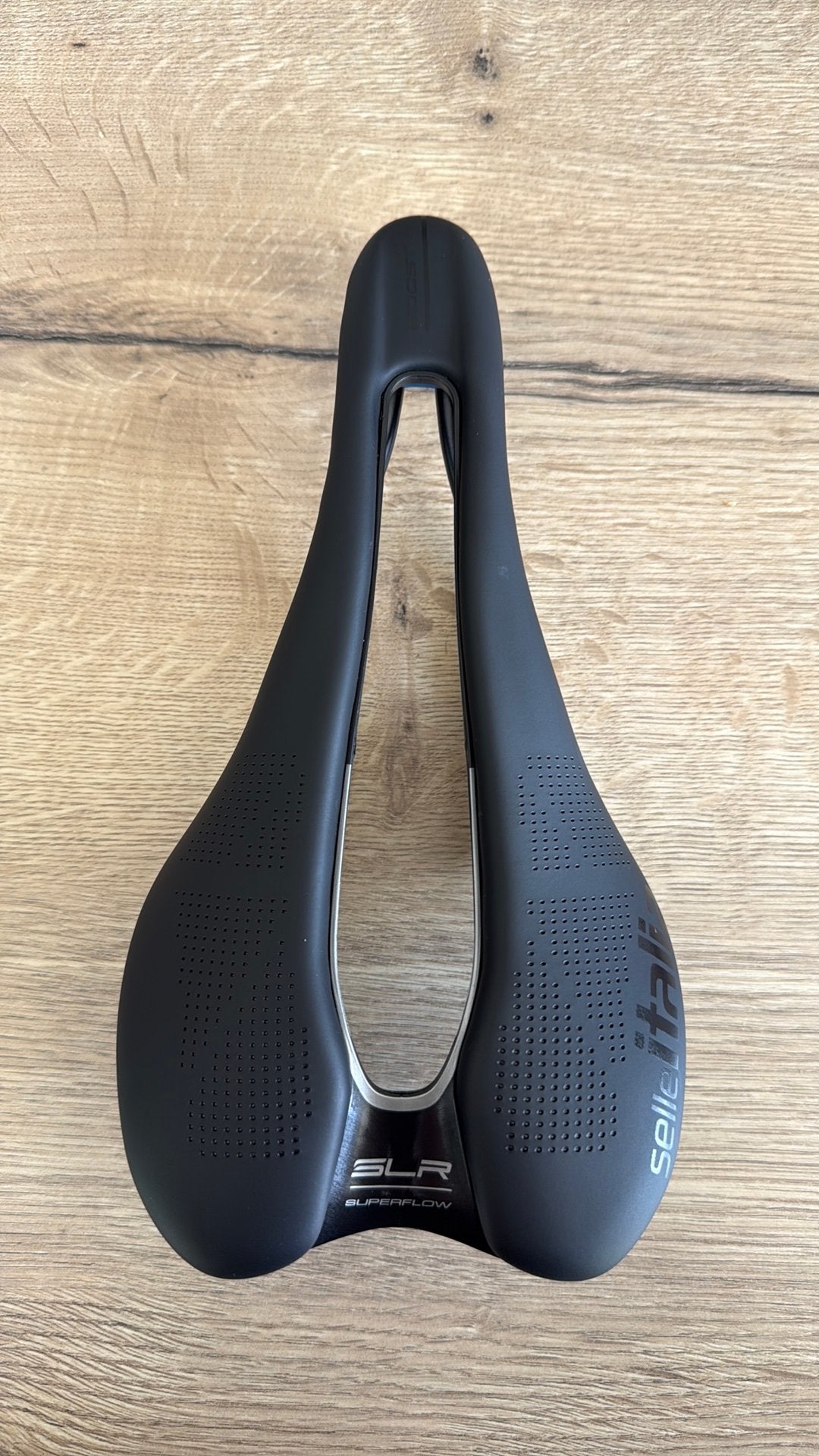 Selle Italia SLR BOOST TM SUPERFLOW S3 130 Black zadel, Ophalen, Gebruikt, Overige materialen, Zadel