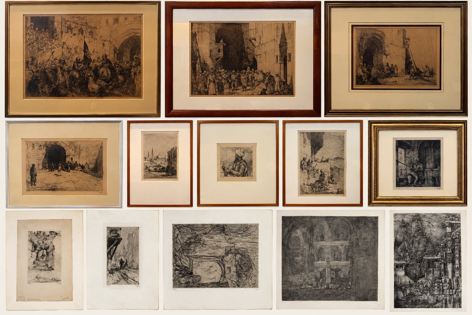 Marius Bauer Etsen, Antiek en Kunst, Ophalen of Verzenden