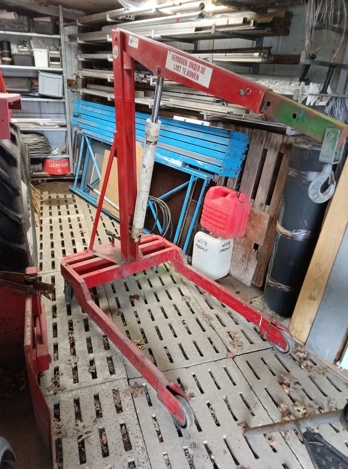 Motor takel, Ophalen