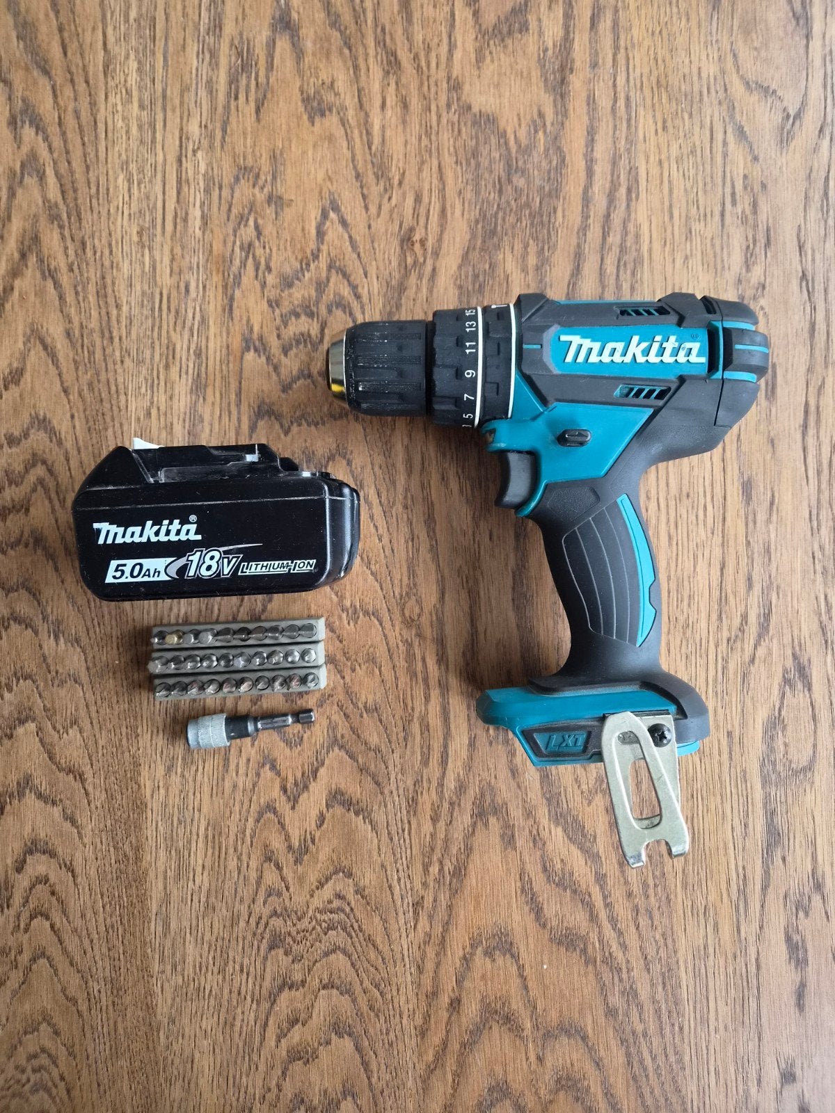 Perceuse-visseuse à percussion Makita DHP482 18V, Bricolage & Construction, 400 à 600 watts, Enlèvement, Utilisé, Perceuse