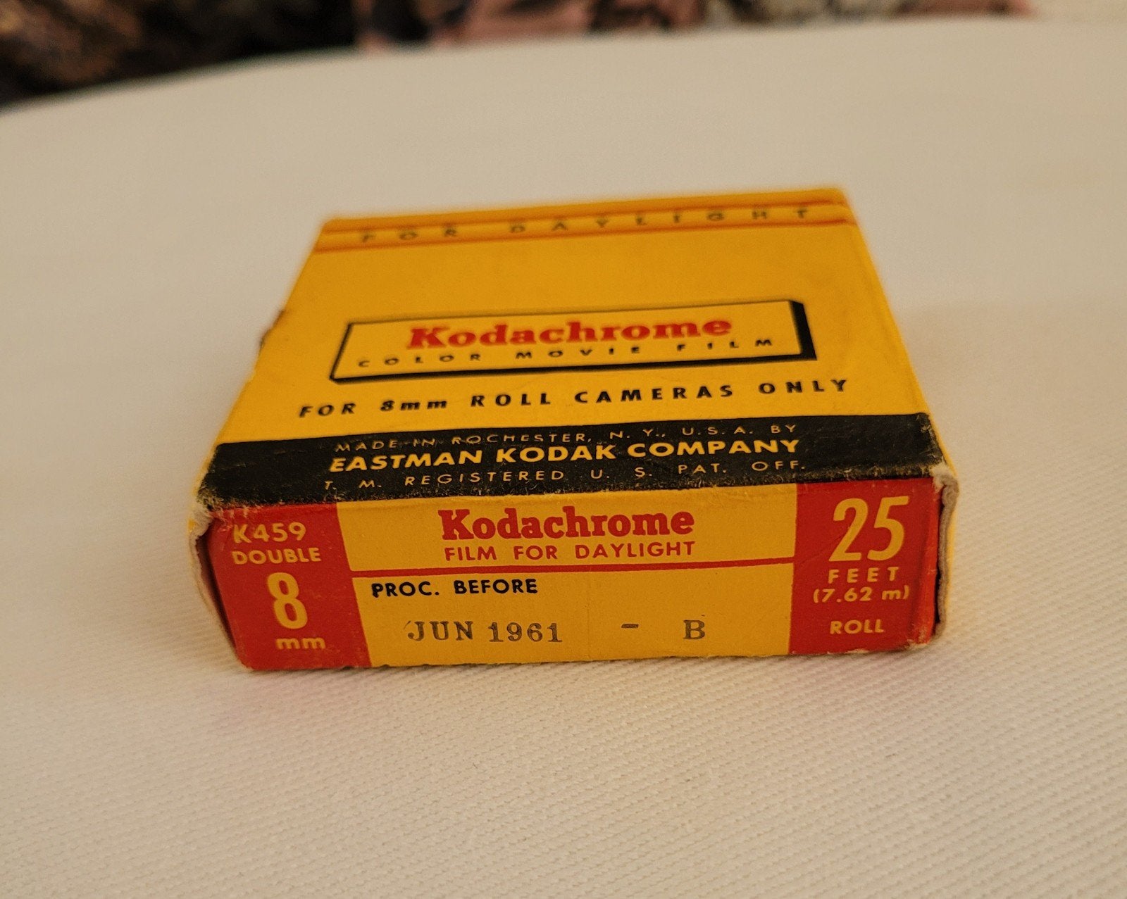 Filmdoosje Kodak met film, Audio, Tv en Foto, Filmrollen, Ophalen of Verzenden
