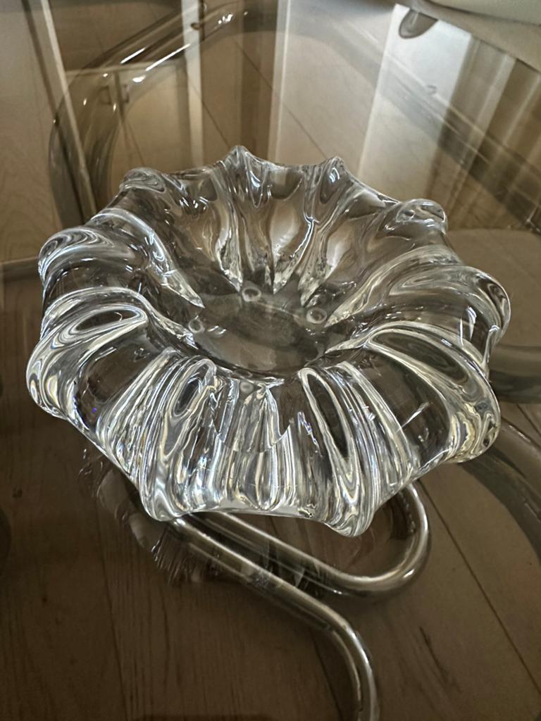 cendrier vintage en cristal épais – années 70, Enlèvement