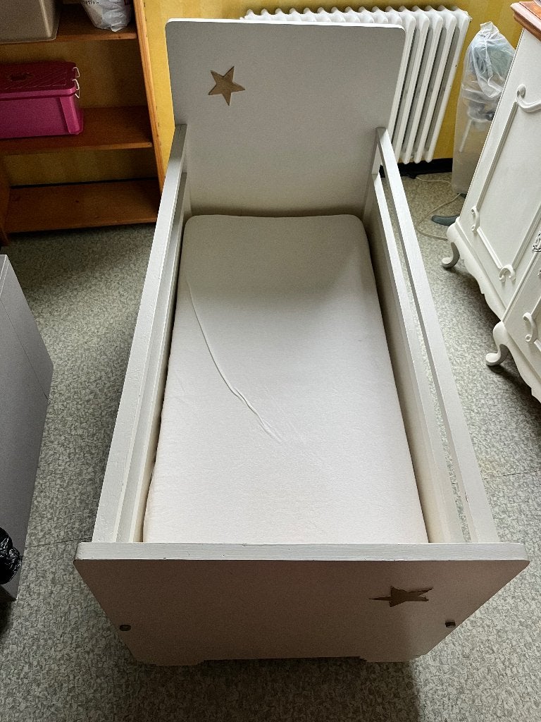 kinderbedje, 85 tot 100 cm, Gebruikt, Minder dan 140 cm, Ophalen