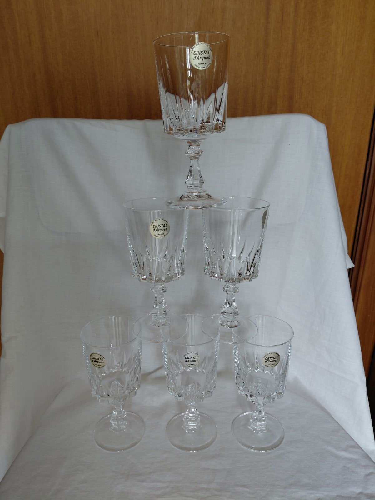 Cristal d'Arques wijnglas 15 cl, Antiek en Kunst, Antiek | Glaswerk en Kristal, Ophalen of Verzenden