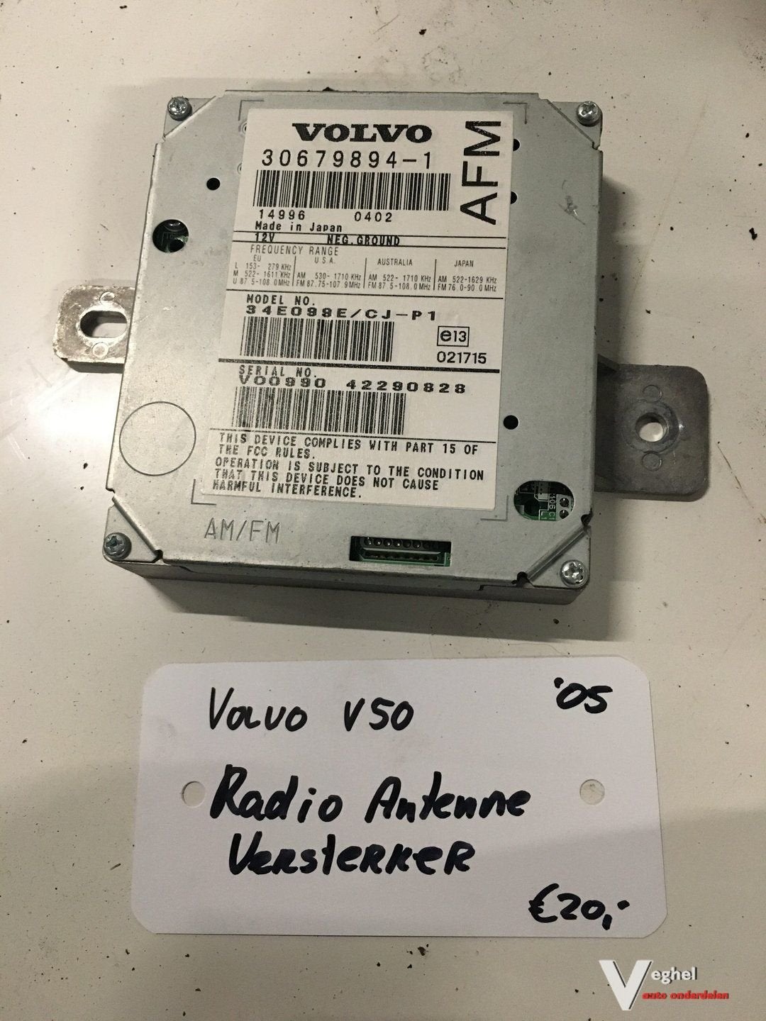Volvo V50 2005 1.8  Radio Antenne versterker, Autos : Divers, Autoradios, Enlèvement ou Envoi, -, -, -