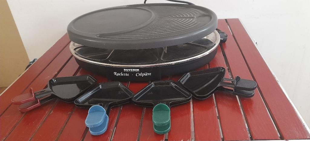 APPAREIL A RACLETTE GRILL CREPIERE, Ophalen, Gebruikt, 8 personen of meer
