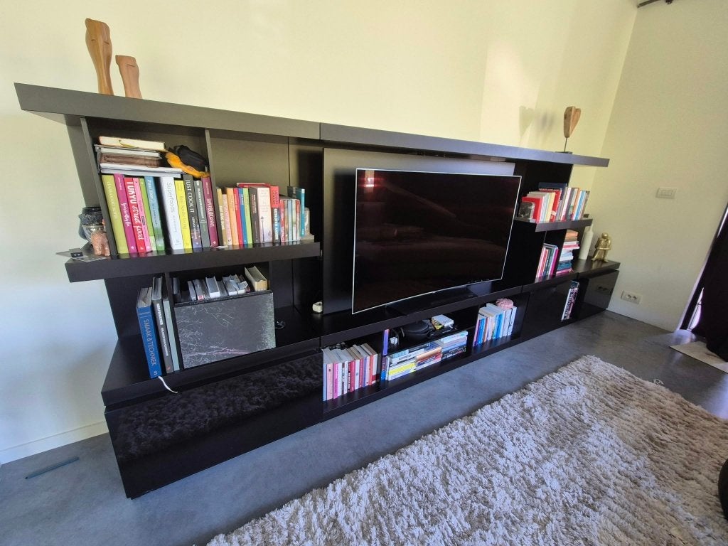 TV WAND NATUZZI kubika, Ophalen, Gebruikt, 100 tot 150 cm, Design