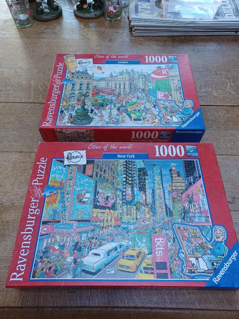 Puzzels cities of the world RAVENSBURGER 1000 stukken, Ophalen of Verzenden