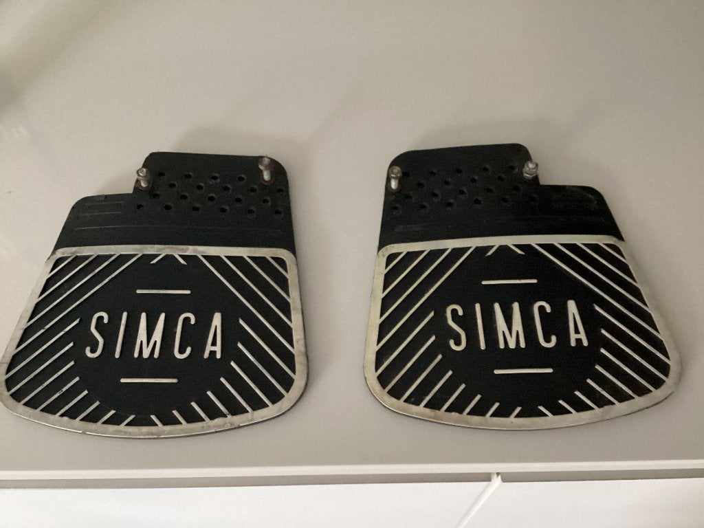 bavettes Simca 1000 1100 1300 1500 1301 1501, Autos : Pièces & Accessoires, Enlèvement, Utilisé, Arrière, Garde-boue