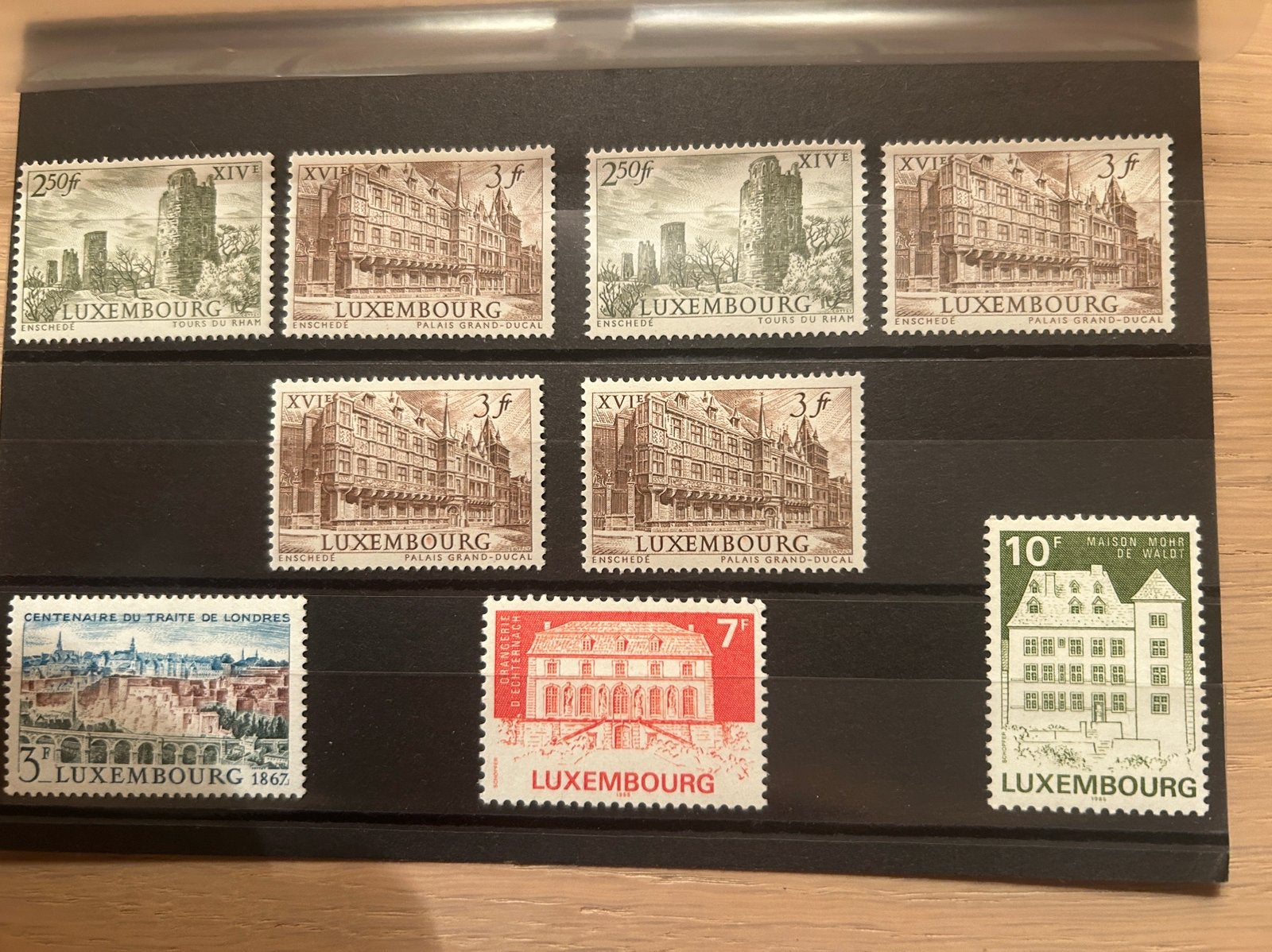 LUXEMBOURG : petit lot de 9 jolis  timbres, Envoi, Luxembourg